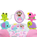 Bright Starts RezgЕ‘ pihenЕ‘szГ©k, Pink Paradiseв„ў, 0 hГі+, 9 kg-ig