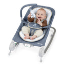 Ingenuity Rezgő masszázs pihenőszék dallamokkal, Happy Belly™, Rock-to-Bounce, Chambray, 0 hó