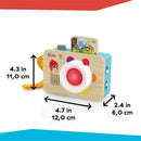 BABY EINSTEIN Interaktív játék hanggal fényképezőgép HAPE - 6hó+