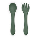 Petite&Mars Szilikon evőeszközök, TAKE&MATCH, Misty Green, 6 hó+