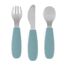 PETITE&MARS Rozsdamentes acél evőeszközkészlet Take&Match Frosted Sky 12m+