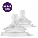 Avent SCY965/02 Natural Response etetőcumi, 5. gyors átfolyású, 6 hó+, 2 db