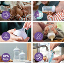 Avent SCY673/81 Natural Response elefántos cumisüveg AirFree 260 ml 1 hó+