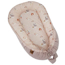 EKO Bölcső a babának VELVET 90x60 cm - My farm Powder pink
