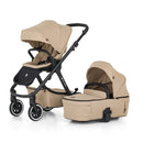 PETITE&MARS KÉSZLET Babakocsi 4v1 ICON XXL AIR + CYBEX Aton B2 i-Size - Mocha Beige