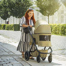 PETITE&MARS KÉSZLET Babakocsi 4v1 ICON XXL AIR + CYBEX Aton B2 i-Size - Mossy Green
