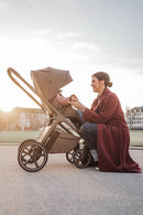 EASYWALKER Kočík kombinovaný Zoey Sage Green + CYBEX Aton B2 i-Size + základňa