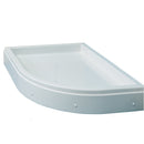 Favorit HEDO zuhanytálca íves aszimmetrikus JOBBOS - szaniter akril - 115 x 90 cm