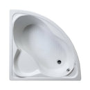 Favorit LAGUNA szaniter akril sarokkád - előlappal - állvánnyal - 125 x 125 cm