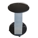 Tálalóasztal, fekete/ezüst, ALADAR NEW