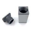 Uni bútorláb 60 mm ezüst