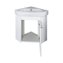 VivaStyle ARDA fali sarokszekrény CeraStyle ARDA porcelán sarokmosdóval 46 x 46 cm - JOBBOS