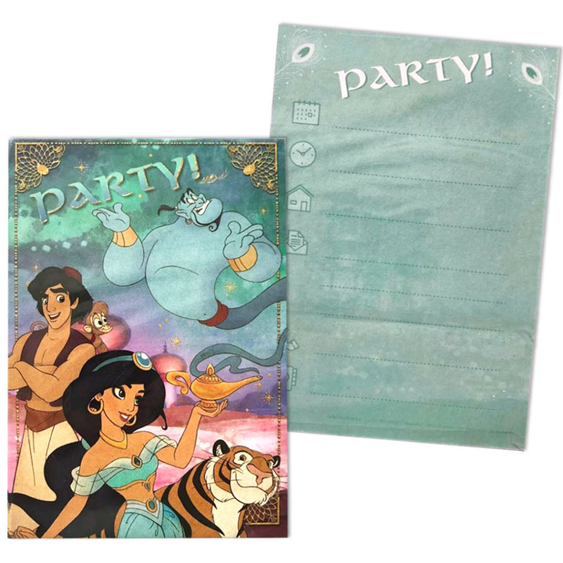 Disney Aladdin Party Meghívó, J-ARJ008031D