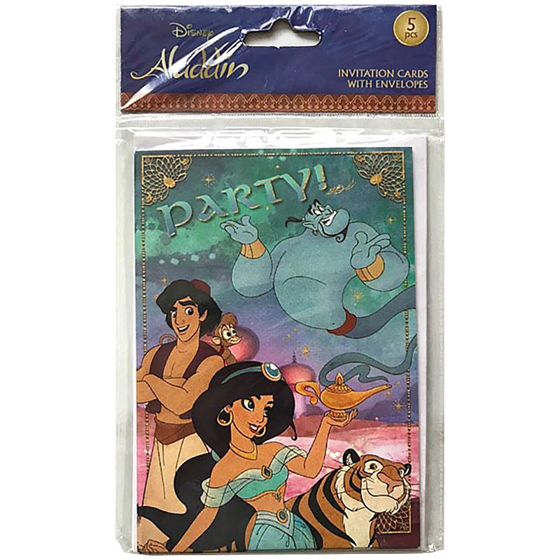 Disney Aladdin Party Meghívó, J-ARJ008031D