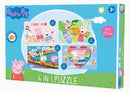 Peppa malac puzzle 4 az 1-ben, J-ARJ040673B