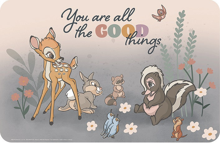 Disney Bambi Good Things tányéralátét 43x28 cm, J-ARJ071295