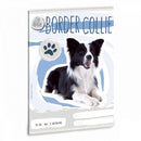 Cuki állatok tűzött füzet A/5, 32 lap vonalas 3.osztály (12-32), kutyás, border collie