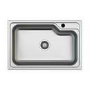 AS-91S prémium inox mosogató SZIFONNAL