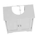 Mosdószekrény, fehér, ATENE TYP 3