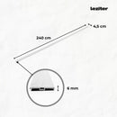 Vinyl SPC padló burkolatváltó Aurora fagyos mészkő 2400x45x6 mm