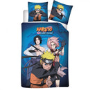 Naruto Ninja Trio ágyneműhuzat 140×200cm, 63×63 cm microfibre, J-AYM070026