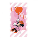 Disney Minnie Love fürdőlepedő, strand törölköző 70x140cm, J-AYM070484