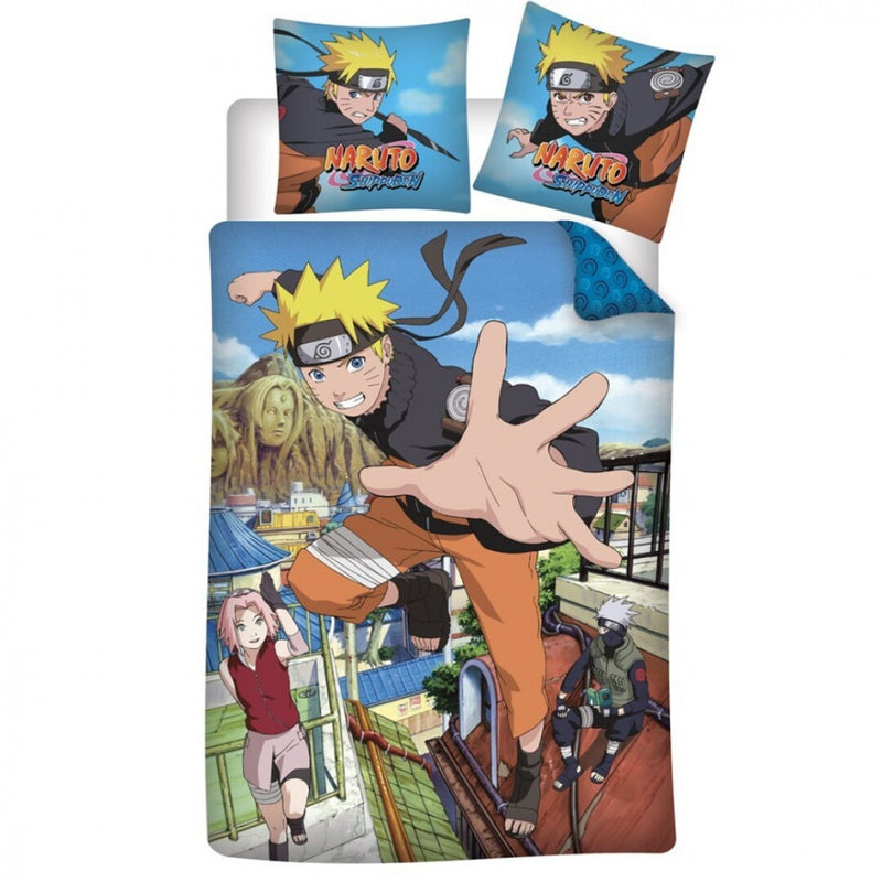 Naruto Hidden Leaf ágyneműhuzat 140×200cm, 65×65 cm, J-AYM071535