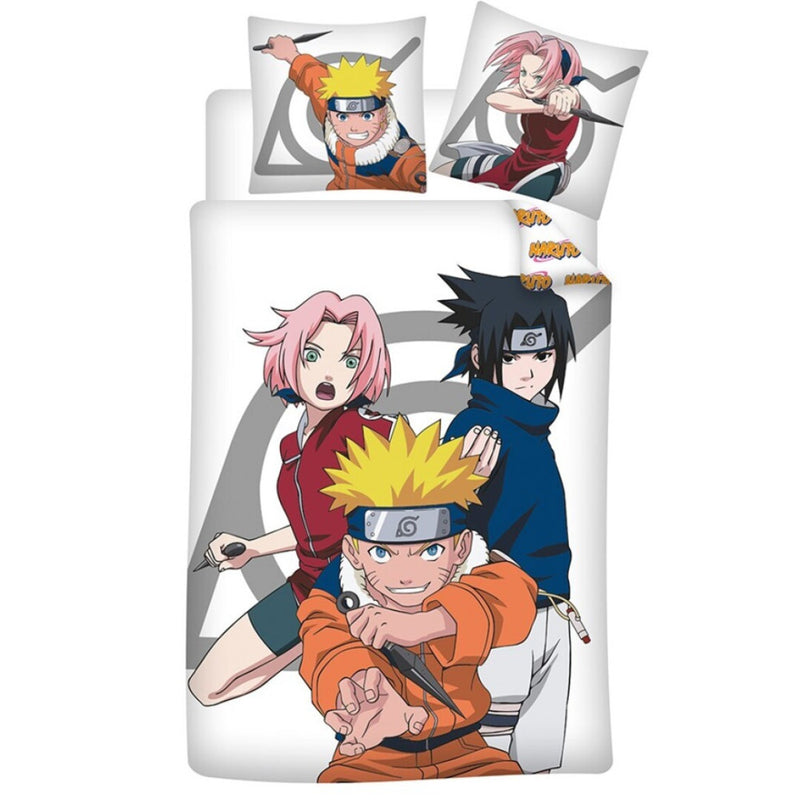 Naruto Ninja ágyneműhuzat 140×200cm, 65×65 cm, J-AYM073713