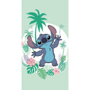 Disney Lilo és Stitch, A csillagkutya Green fürdőlepedő, strand törölköző 70x140cm, J-AYM074857