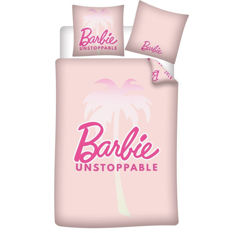 Barbie Unstoppable ágyneműhuzat 140×200cm, 63×63 cm microfibre, J-AYM075250