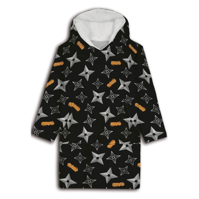 Naruto Shuriken belebújós plüss polár takaró, poncsó 7-14 év, J-AYM076196
