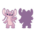 Disney Lilo és Stitch, A csillagkutya Angel formapárna, díszpárna 35x29 cm Velúr, J-AYM077070