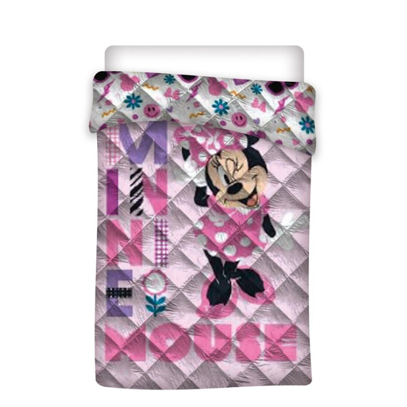 Disney Minnie Pink steppelt ágytakaró, paplan 140x200cm, J-AYM113983