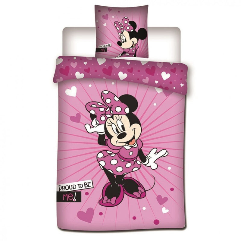 Disney Minnie Proud ágyneműhuzat 140×200cm, 63×63 cm microfibre, J-AYM186559