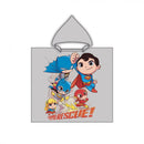 Batman DC Heroes Unite strand törölköző poncsó 55x110 cm, J-AYM988426