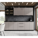 Felső sarokszekrény kasmír/fekete, ARAKA 60x60 GN-72 1F