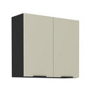 Felső szekrény, kasmír/fekete, ARAKA 80 G-72 2F