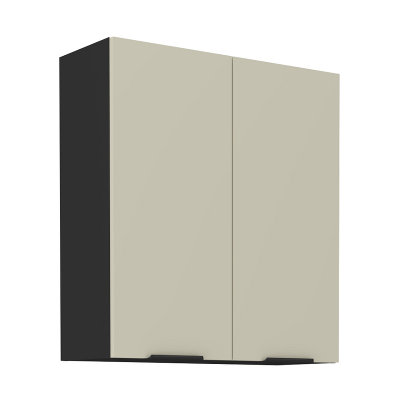 Felső szekrény, kasmír/fekete, ARAKA 80 G-90 2F