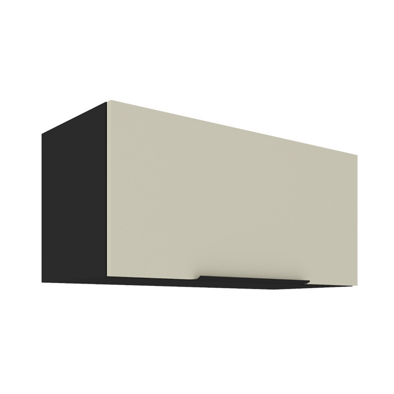 Felső szekrény, kasmír/fekete, ARAKA 80 GU-36 1F