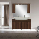 Bianca Plus 105 fürdőszoba bútor felsőszekrény, aida dió színben