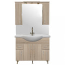 Bianca Plus 105 komplett fürdőszobabútor, sonoma tölgy színben