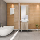 Bianca Plus 55 komplett fürdőszobabútor, sonoma tölgy színben, jobbos nyitási irány