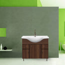 Bianca Plus 85 alsó szekrény mosdóval, aida dió színben