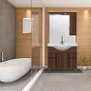 Bianca Plus 85 komplett fürdőszobabútor, aida dió színben, jobbos nyitási irány