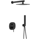 LAVEO POLA zuhanyszett rejtett beépítésre, fekete