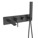 LAVEO POLA kádcsap rejtett beépítésre zuhanyszettel, fekete