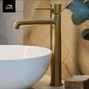 LAVEO POLA álló mosdócsap, szálcsiszolt arany