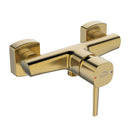 LAVEO POLA falra szerelhető zuhanycsap zuhanyszett nélkül, szálcsiszolt arany