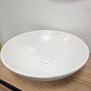 Klikk - klakk leeresztő - MATT FEHÉR - porcelán - túlfolyó NÉLKÜLI mosdókagylóhoz - 5/4" - Ø 73 mm