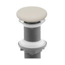 Klikk - klakk leeresztő - MATT BÉZS - porcelán- túlfolyó NÉLKÜLI mosdókagylóhoz- 5/4"- Ø 73 mm